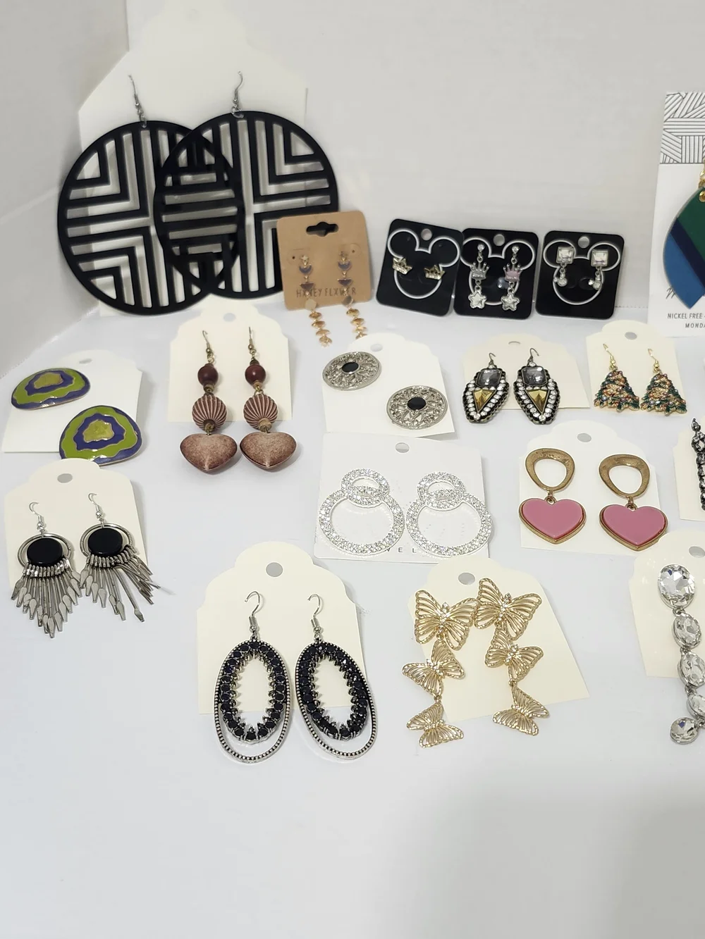 Assorted Earring Mix Rhinestone Wood Vintage To Now Enamel Everyday Wear Variety